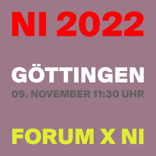 Göttingen | Forum X