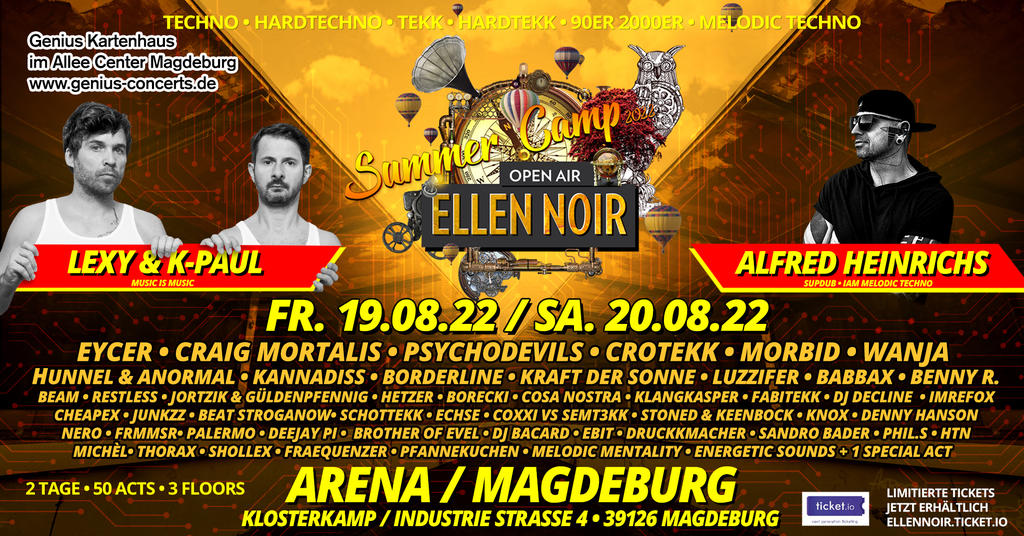 Ellen Noir Summer Camp 2022 | Genius-Tickets