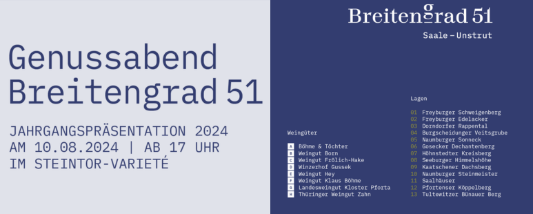 Genussabend BREITENGRAD51 - Jahrgangspräsentation 2024 | Känguruh Production