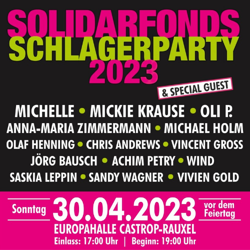 Solidarfonds-Schlagerparty 2024 | Wir lieben Tickets