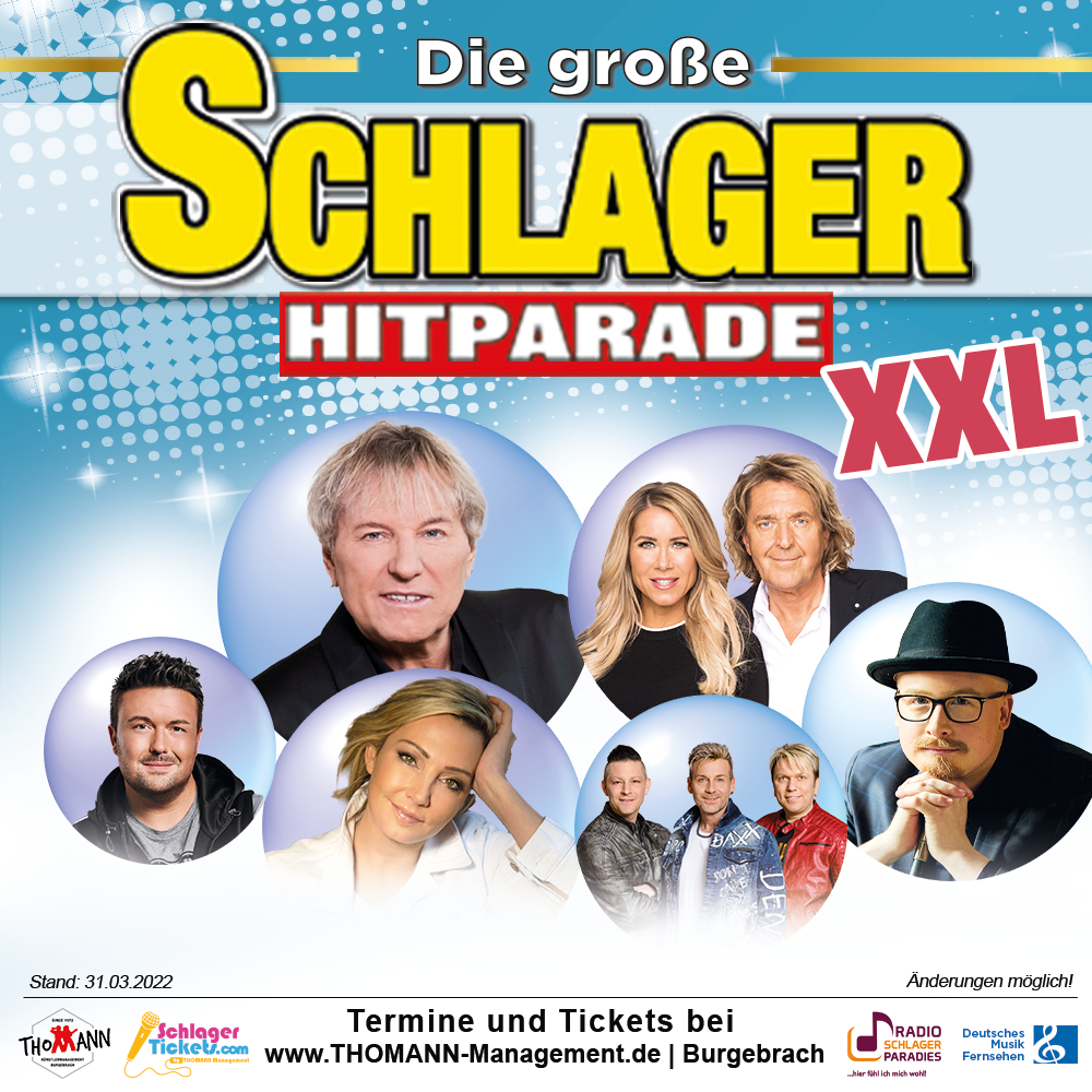 Die große Schlager Hitparade | Schlagertickets.com