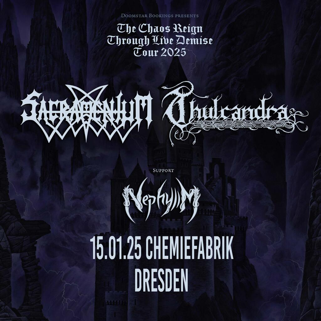 SACRAMENTUM + THULCANDRA + NEPHYLIM  | SZENE