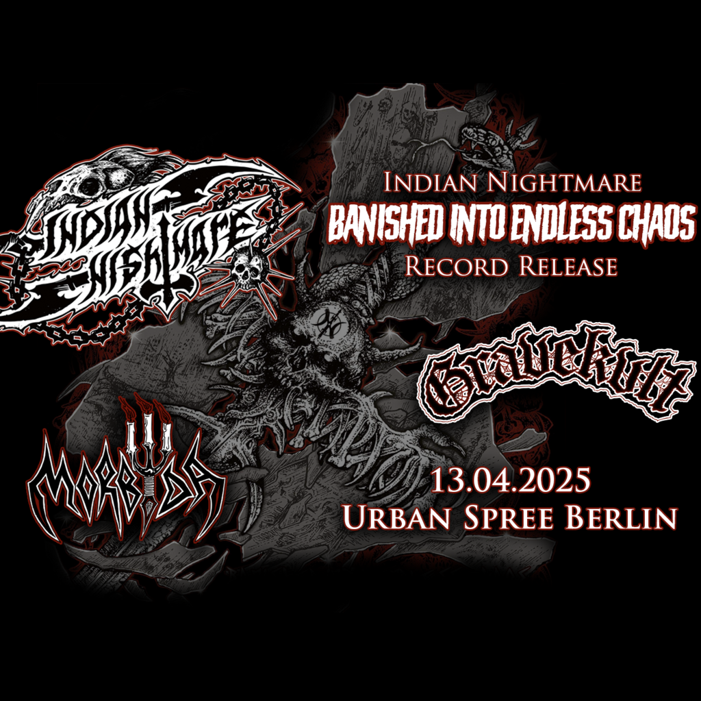 INDIAN NIGHTMARE + GRAVEKVLT + MORBYDA | SZENE