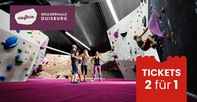 einstein Boulderhalle Duisburg Tageskarte Erwachsene