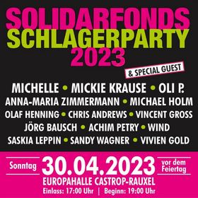 Solidarfonds-Schlagerparty 2023 Tickets