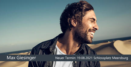 Verschoben: Max Giesinger